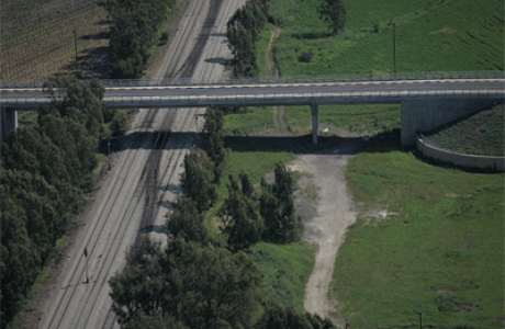 Road elevation in Binyamina